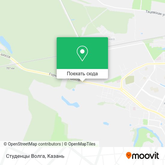 Карта Студенцы Волга