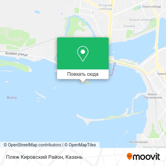 Карта Пляж Кировский Район