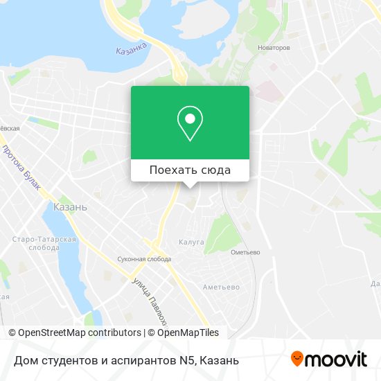 Карта Дом студентов и аспирантов N5