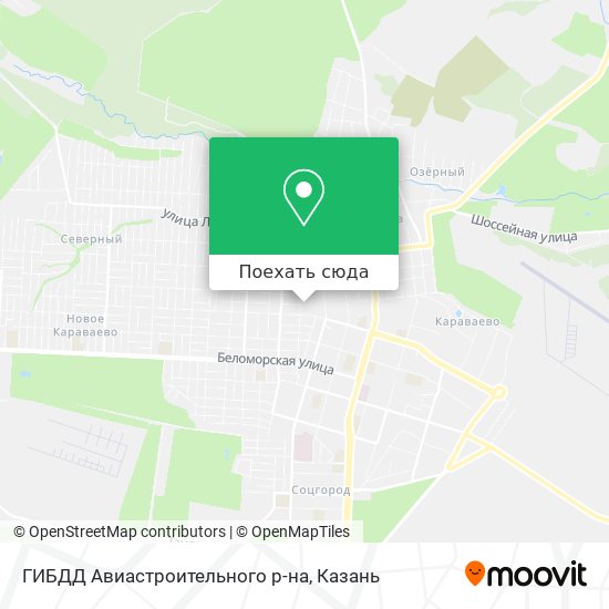 Карта ГИБДД Авиастроительного р-на