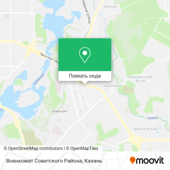 Карта Военкомат Советского Района
