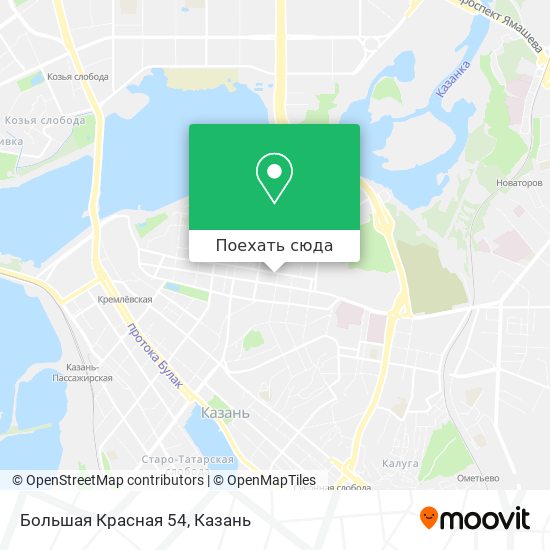 Карта Большая Красная 54