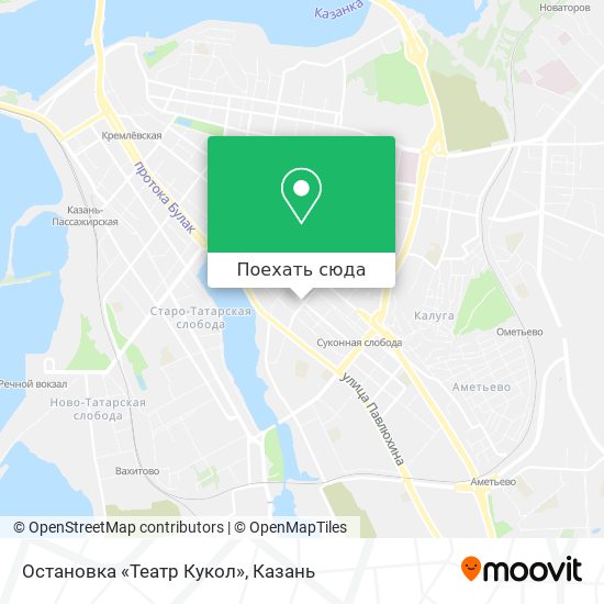 Карта Остановка «Театр Кукол»