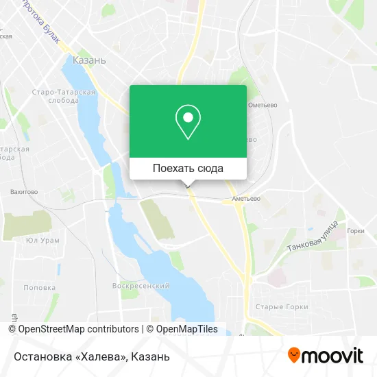 Карта Остановка «Халева»