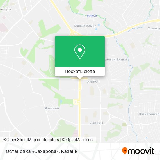Карта Остановка «Сахарова»