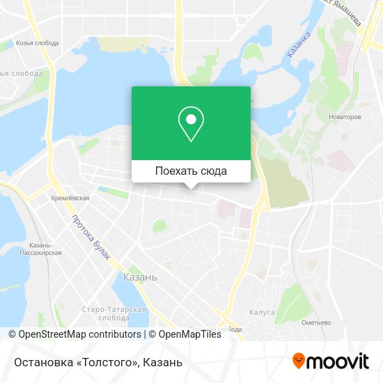 Карта Остановка «Толстого»