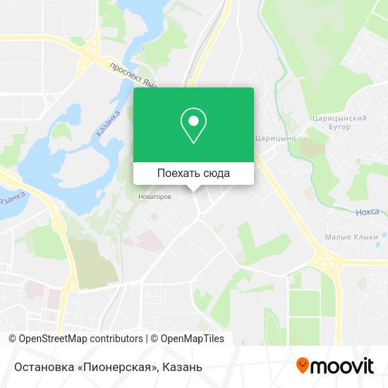 Карта Остановка «Пионерская»