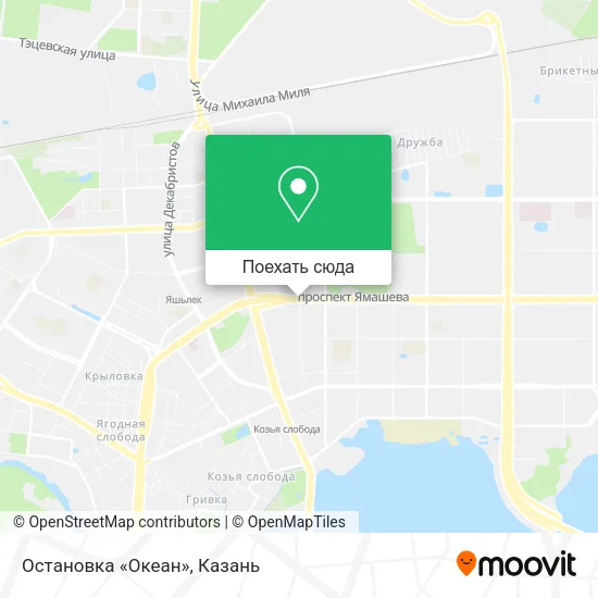 Карта Остановка «Океан»