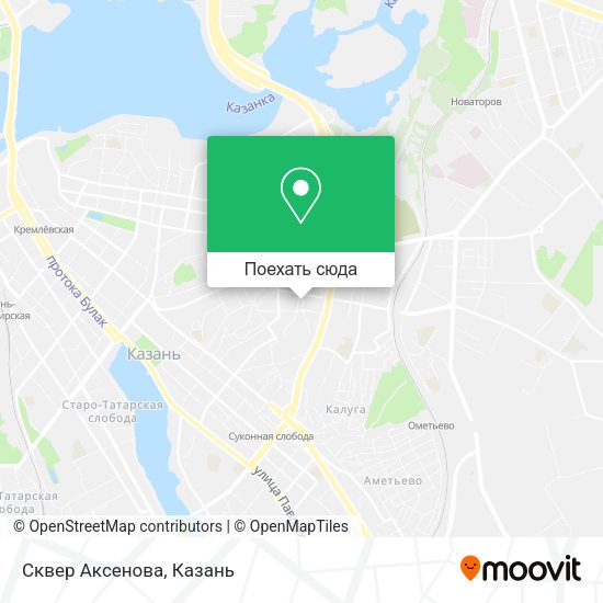 Карта Сквер Аксенова