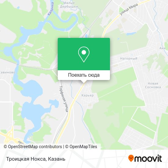 Карта Троицкая Нокса