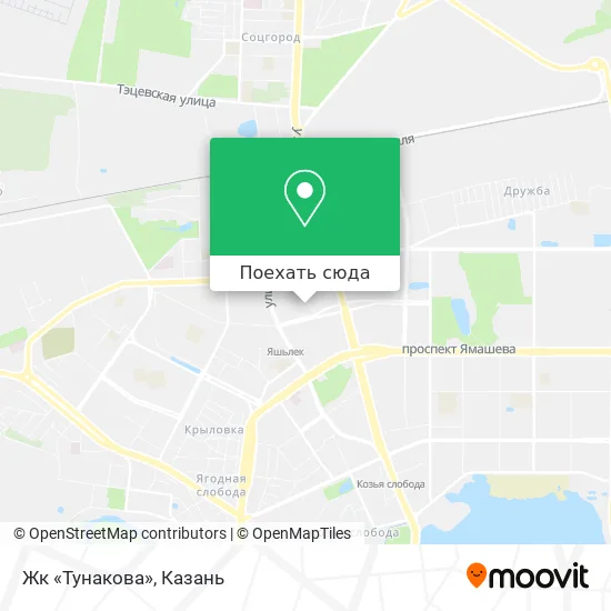 Карта Жк «Тунакова»