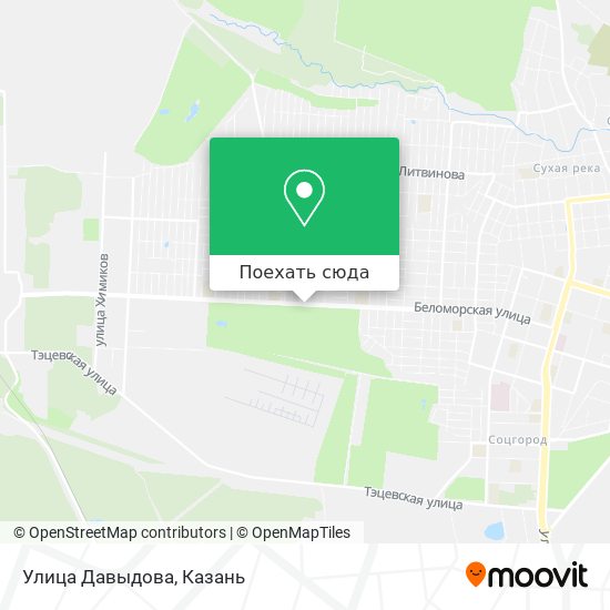 Карта Улица Давыдова