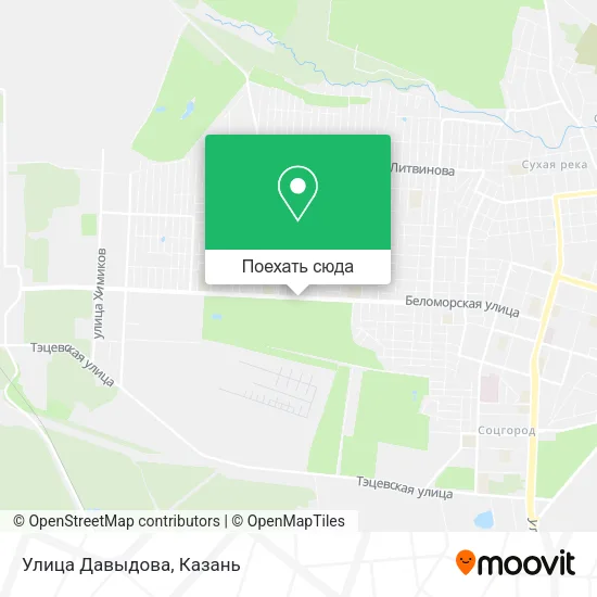 Карта Улица Давыдова