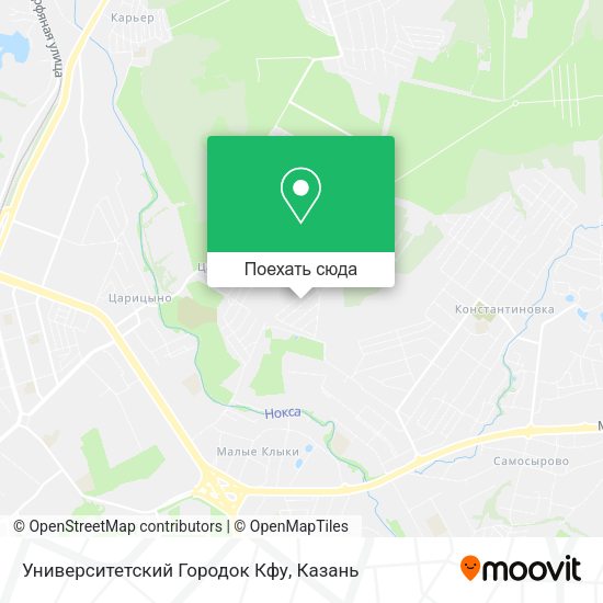 Карта Университетский Городок Кфу
