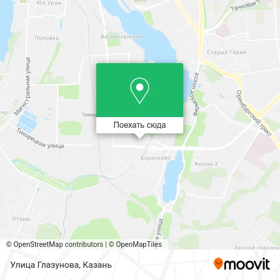 Карта Улица Глазунова