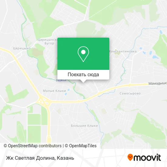 Карта Жк Светлая Долина