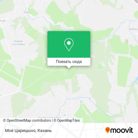 Карта Моё Царицыно