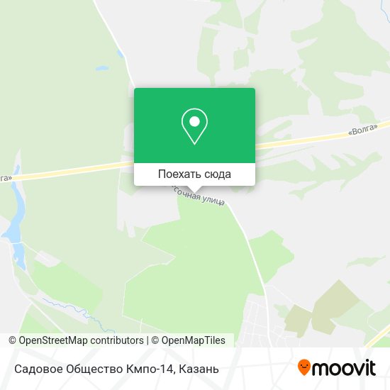 Карта Садовое Общество Кмпо-14