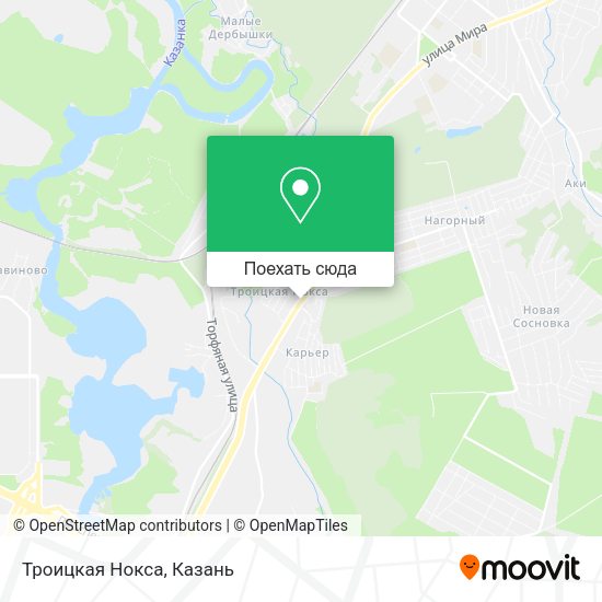 Карта Троицкая Нокса
