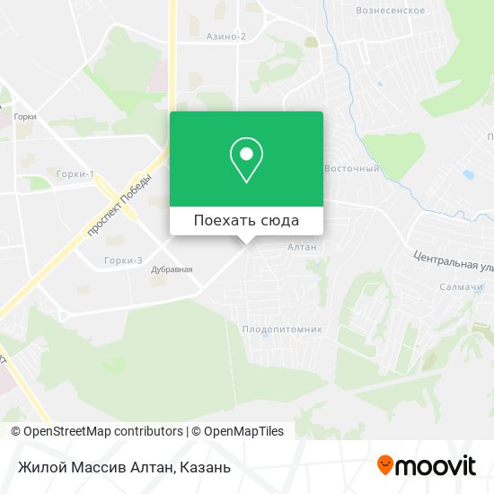 Карта Жилой Массив Алтан