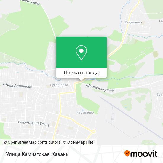 Карта Улица Камчатская