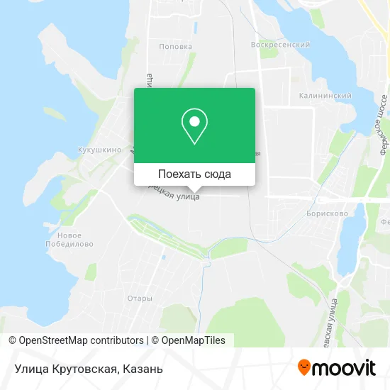 Карта Улица Крутовская