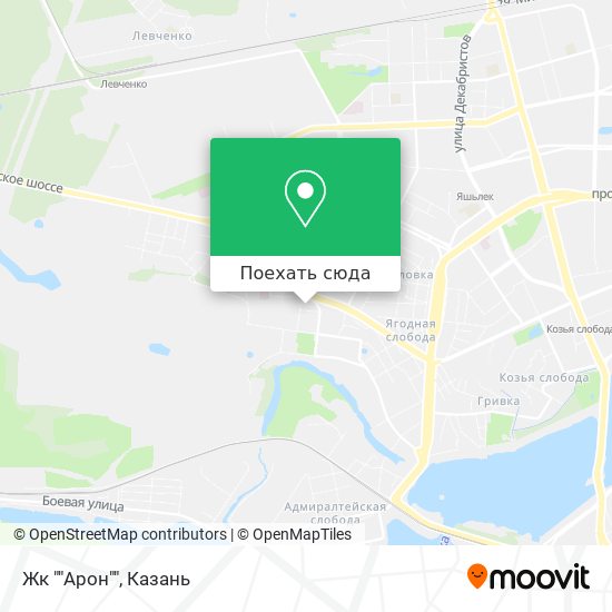 Карта Жк ""Арон""