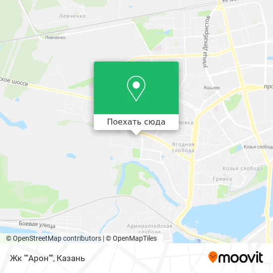 Карта Жк ""Арон""