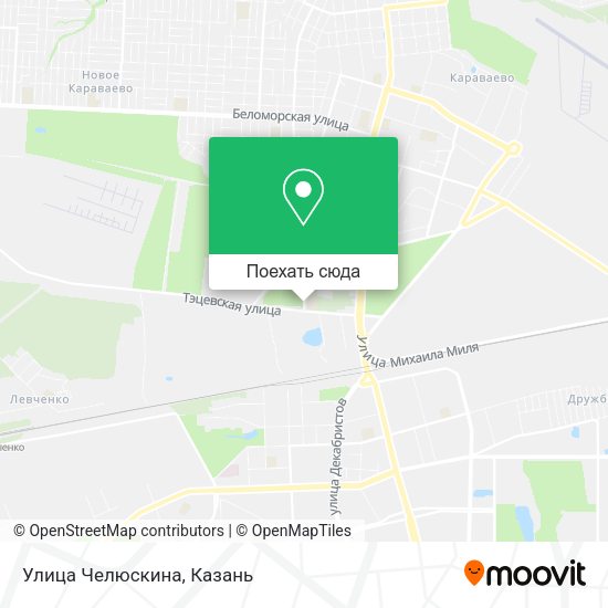 Карта Улица Челюскина