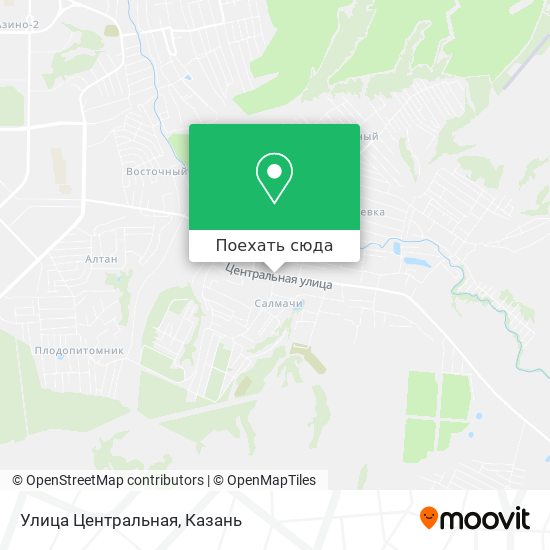 Карта Улица Центральная