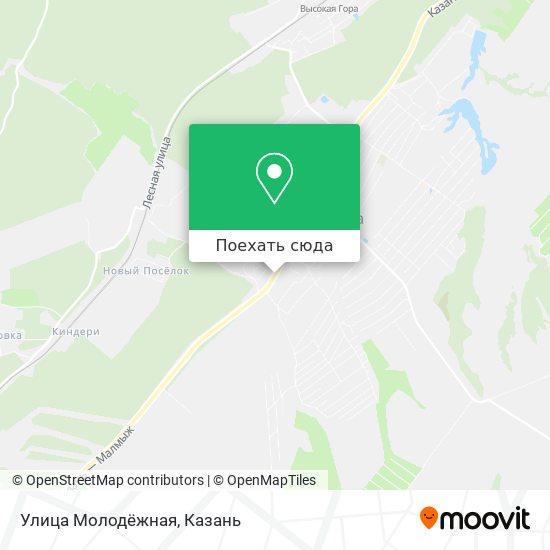 Карта Улица Молодёжная