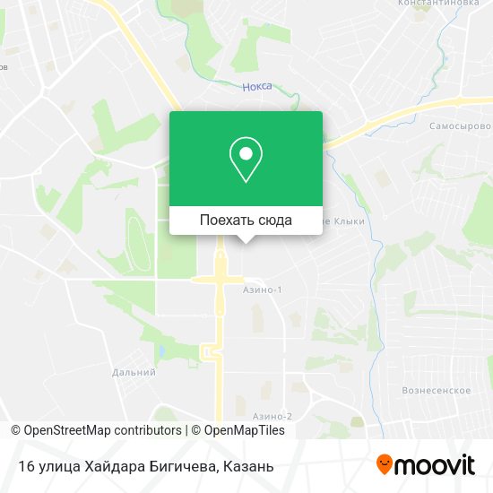 Карта 16 улица Хайдара Бигичева