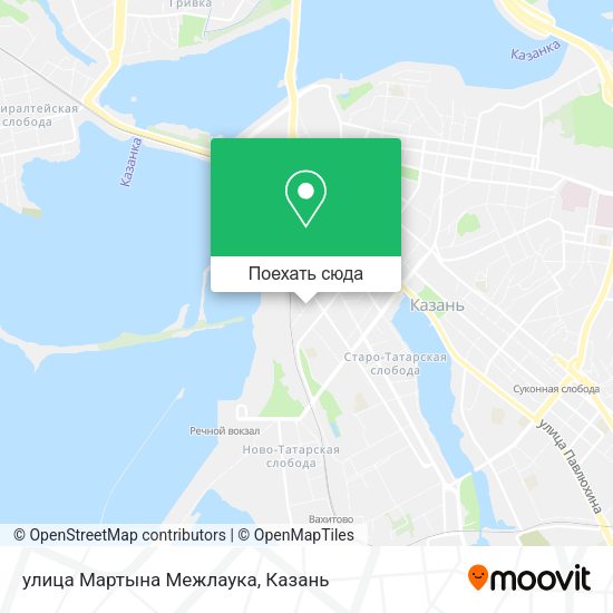 Карта улица Мартына Межлаука