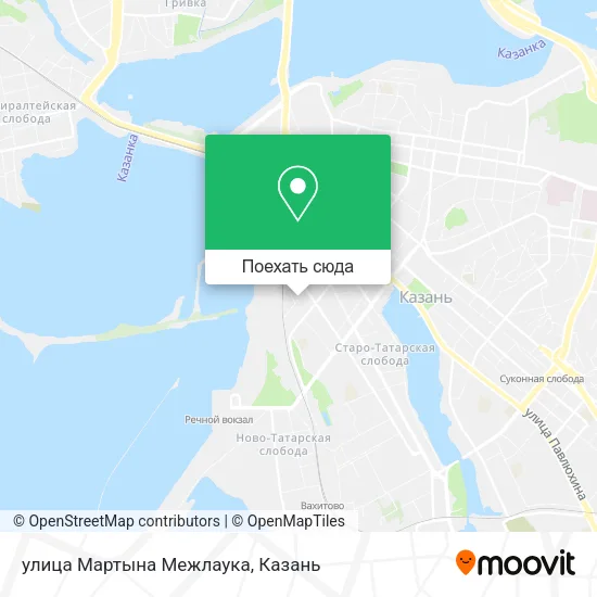 Карта улица Мартына Межлаука