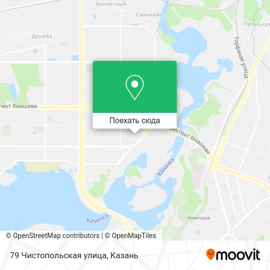 Карта 79 Чистопольская улица