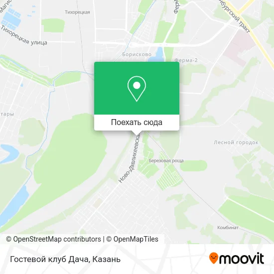 Карта Гостевой клуб Дача