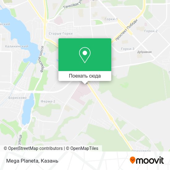 Карта Mega Planeta