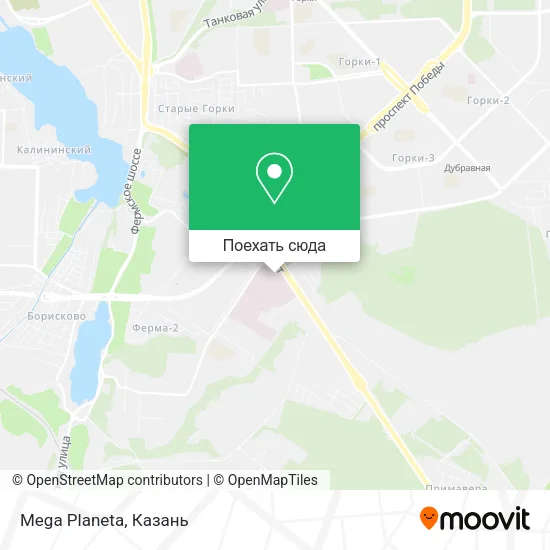 Карта Mega Planeta