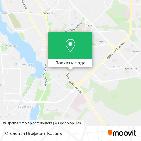 Карта Столовая Пгафксит