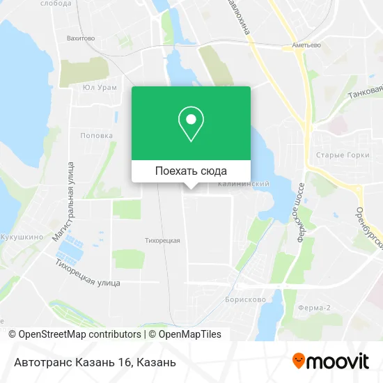 Карта Автотранс Казань 16