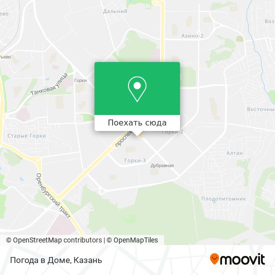 Карта Погода в Доме