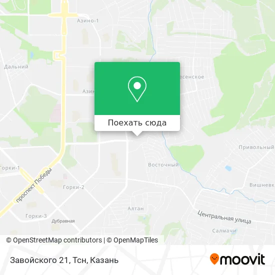 Карта Завойского 21, Тсн
