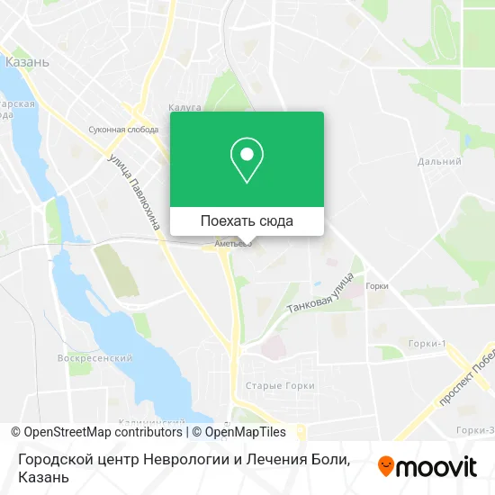 Карта Городской центр Неврологии и Лечения Боли
