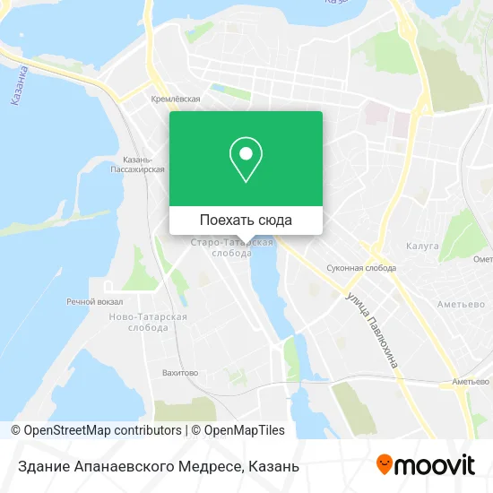 Карта Здание Апанаевского Медресе