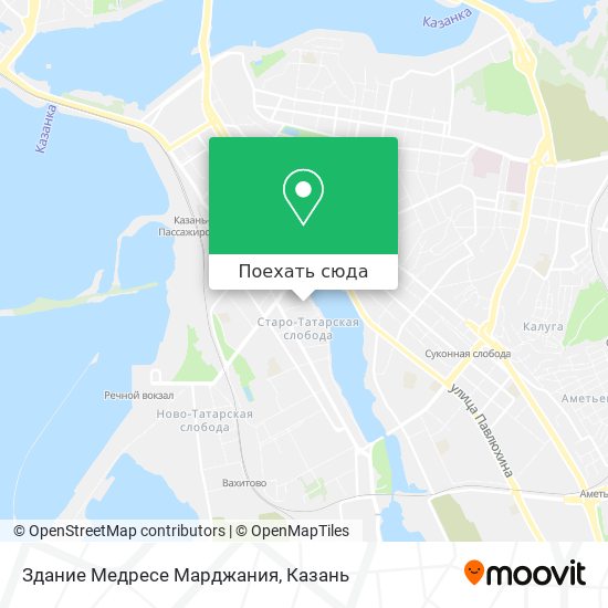 Карта Здание Медресе Марджания