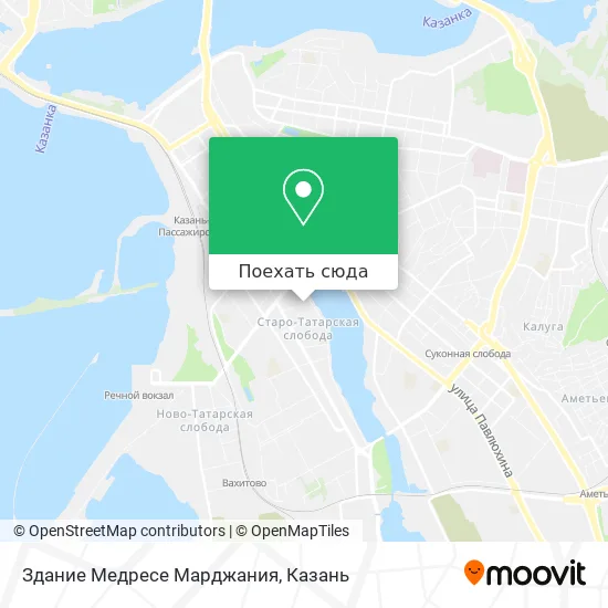 Карта Здание Медресе Марджания