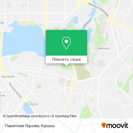 Карта Памятник Героям