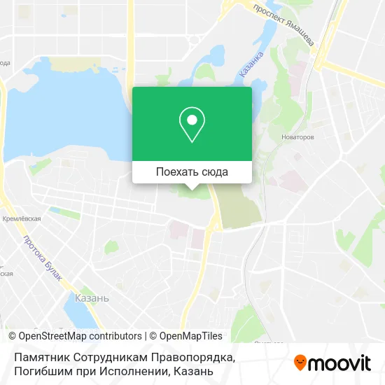 Карта Памятник Сотрудникам Правопорядка, Погибшим при Исполнении