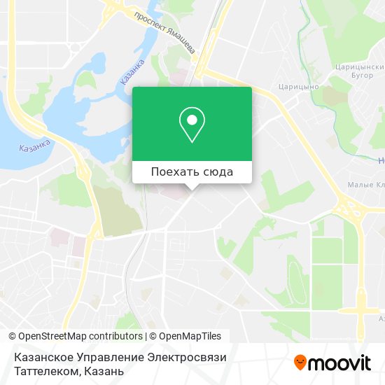Карта Казанское Управление Электросвязи Таттелеком