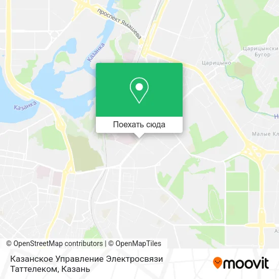 Карта Казанское Управление Электросвязи Таттелеком